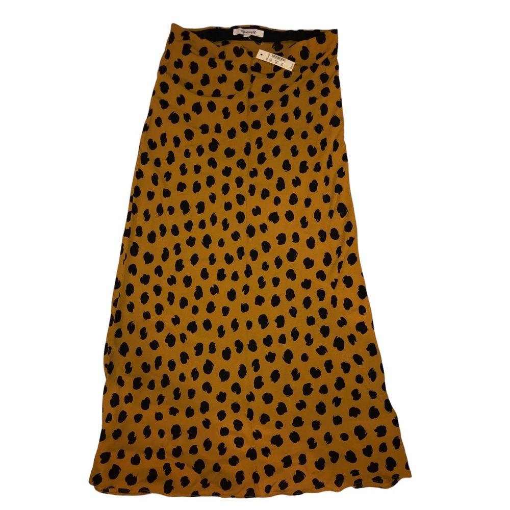 COPY - Madewell Midi Slip Skirt in Painted Spots Size 00